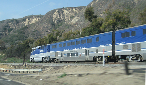 Catching up to train