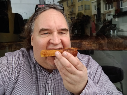 Eating Cinnamon Toast