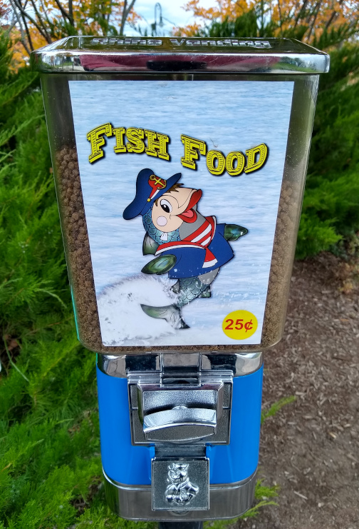 Fish food dispenser