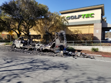 Burned out RV