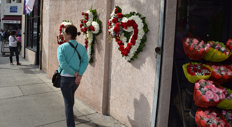 Stephanie walking away