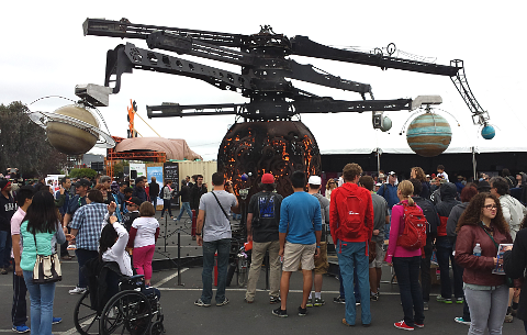 Oblique view of hatchery