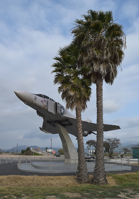 Jet fighter on display