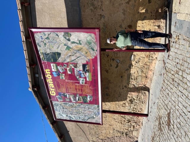 Billboard map of town